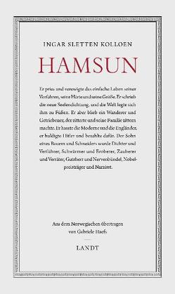 Knut Hamsun von Haefs,  Gabriele, Sletten Kolloen,  Ingar