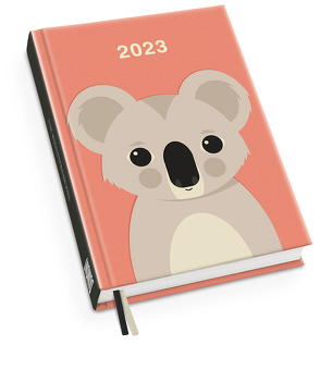 Koala Taschenkalender 2023 – Tier-Illustration von Dawid Ryski – Terminplaner mit Wochenkalendarium – Format 11,3 x 16,3 cm von Ryski,  Dawid