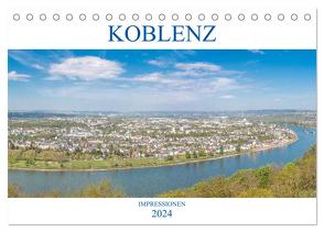 Koblenz Impressionen (Tischkalender 2024 DIN A5 quer), CALVENDO Monatskalender von Stock,  pixs:sell@Adobe