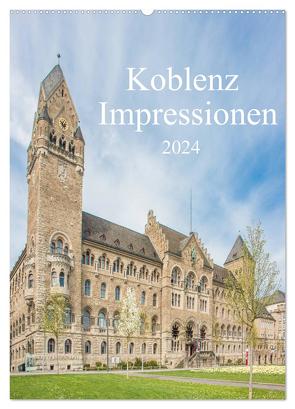 Koblenz Impressionen (Wandkalender 2024 DIN A2 hoch), CALVENDO Monatskalender von Stock,  pixs:sell@Adobe