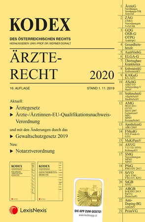 KODEX Ärzterecht 2020 von Doralt,  Werner, Stärker,  Lukas