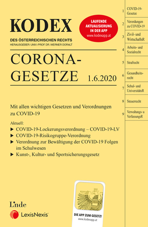 KODEX Corona-Gesetze von Doralt,  Werner