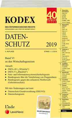 KODEX Datenschutz 2019 von Doralt,  Werner, Pachinger,  Michael