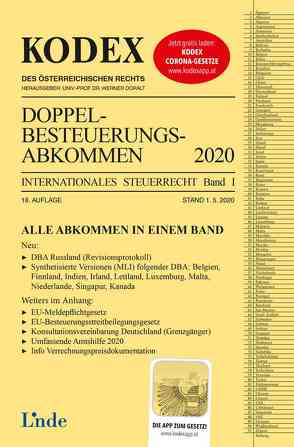 KODEX Doppelbesteuerungsabkommen 2020 von Doralt,  Werner, Herdin-Winter,  Judith, Schmidjell-Dommes,  Sabine