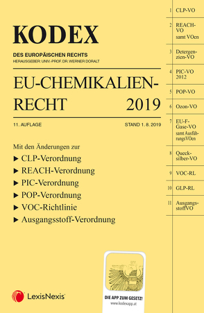 KODEX EU-Chemikalienrecht 2019 von Doralt,  Werner, Weinberger,  Franz