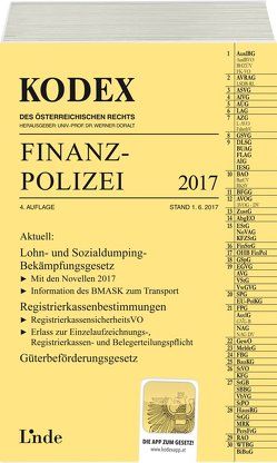 KODEX Finanzpolizei 2017 von Doralt,  Werner, Lehner,  Wilfried