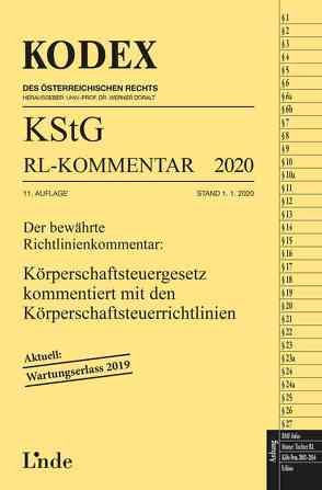 KODEX KStG Richtlinien-Kommentar 2020 von Doralt,  Werner, Humann,  Peter, STIFT,  Andreas