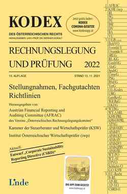 KODEX Rechnungslegung und Prüfung 2022 von Bakel-Auer,  Katharina, Doralt,  Werner, Gedlicka,  Werner, Knotek,  Markus