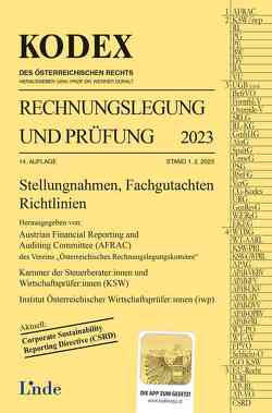 KODEX Rechnungslegung und Prüfung 2023 von Bakel-Auer,  Katharina, Doralt,  Werner, Gedlicka,  Werner, Knotek,  Markus