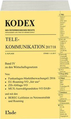 KODEX Telekommunikation 2017/18 von Doralt,  Werner, Feiel,  Wolfgang