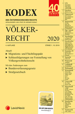 KODEX Völkerrecht 2020 von Beham,  Markus, Doralt,  Werner, Fink,  Melanie, Janik,  Ralph