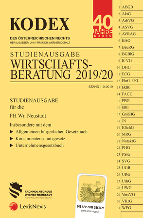 KODEX Wirtschaftsberatung von Doralt,  Werner, Preining,  Vanessa