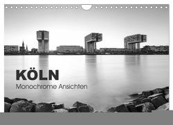 Köln – monochrome Ansichten (Wandkalender 2024 DIN A4 quer), CALVENDO Monatskalender von rclassen,  rclassen