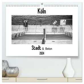 Köln – Stadt & Beton (hochwertiger Premium Wandkalender 2024 DIN A2 quer), Kunstdruck in Hochglanz von Ahrens,  Patricia