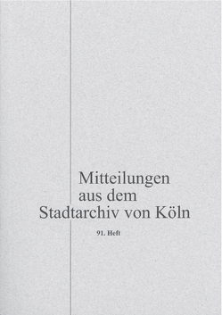 Kölner Geistliche im Mittelalter von Militzer,  Klaus