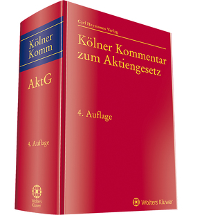 Kölner Kommentar zum Aktiengesetz von Noack,  Ulrich, Zetzsche,  Dirk