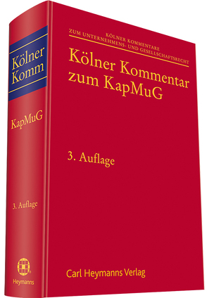 Kölner Kommentar zum KapMuG von Hess,  Burkhard, Reuschle,  Fabian, Rimmelspacher,  Bruno