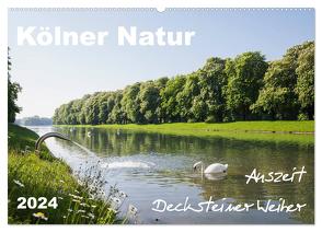 Kölner Natur. Auszeit Decksteiner Weiher (Wandkalender 2024 DIN A2 quer), CALVENDO Monatskalender von Wojciech,  Gaby