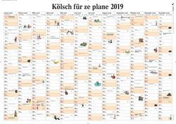 Kölsch für ze plane 2019 von Lüttgau,  Ernst Gustav