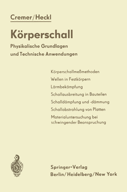 Körperschall von Cremer,  L., Heckl,  M.