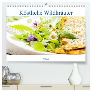 Köstliche Wildkräuter (hochwertiger Premium Wandkalender 2024 DIN A2 quer), Kunstdruck in Hochglanz von EflStudioArt,  EflStudioArt