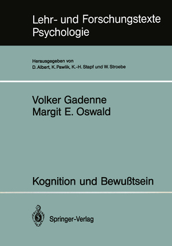 Kognition und Bewußtsein von Gadenne,  Volker, Oswald,  Margit E. Kognition und Bewußtsein von Gadenne,  Volker, Oswald,  Margit E.
