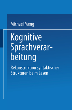 Kognitive Sprachverarbeitung von Meng,  Michael