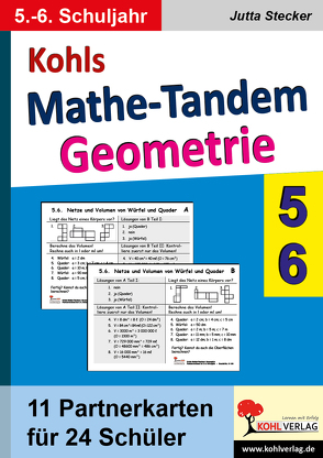 Kohls Mathe-Tandem Geometrie / Klasse 5-6 von Stecker,  Jutta