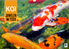 Koi: Juwelen im Teich (Wandkalender 2022 DIN A3 quer) von CALVENDO