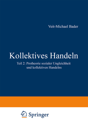 Kollektives Handeln von Bader,  Veit-Michael