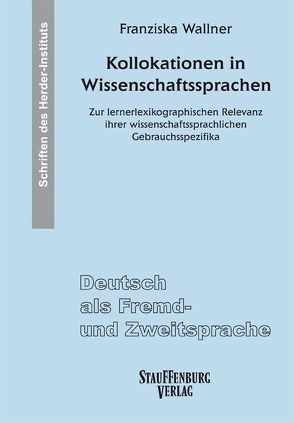 Kollokationen in Wissenschaftssprachen von Wallner,  Franziska