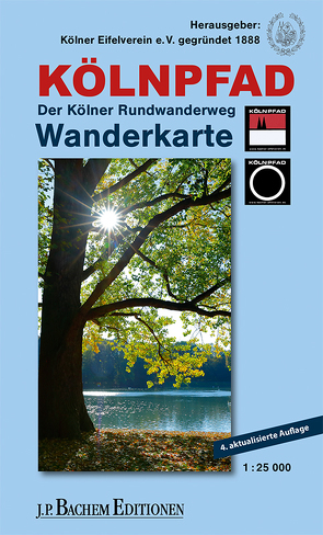 Kölnpfad. Wanderkarte