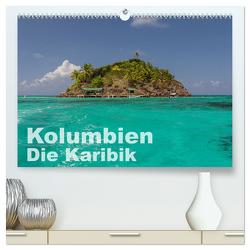 Kolumbien – Die Karibik (hochwertiger Premium Wandkalender 2024 DIN A2 quer), Kunstdruck in Hochglanz von Mapache,  Mapache