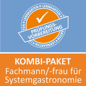 Kombi-Paket Fachmann für Systemgastronomie Lernkarten von Christiansen,  Jennifer, Rung-Kraus,  M.