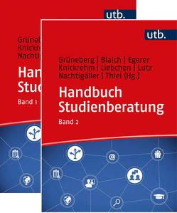 Kombipack Handbuch Studienberatung Band 1 und Band 2 von Blaich,  Ingo, Egerer,  Juliane, Grüneberg,  Tillmann, Knickrehm,  Barbara, Liebchen,  Maria, Lutz,  Lukas, Nachtigäller,  Ulrike, Thiel,  Rainer