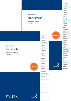 Kombipaket FlexLex Arbeits- und Sozialrecht | Studium von Reissner,  Gert-Peter