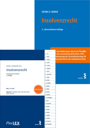 Kombipaket Insolvenzrecht + FLexLex Insolvenzrecht | Studium von Kodek,  Georg E., Schweiger,  Manuel