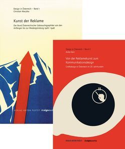 Kombipaket „Kunst der Reklame“ und „Österreichisches Grafikdesign“ von Design Austria, Kern,  Anita, Maryska,  Christian