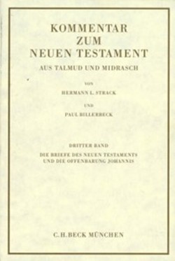 Kommentar zum Neuen Testament aus Talmud und Midrasch Bd. 3: Die Briefe des Neuen Testaments und die Offenbarung Johannis von Billerbeck,  Paul