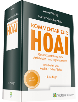 Kommentar zur HOAI von Frik,  Werner, Koeble,  Wolfgang, Locher,  Ulrich