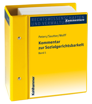 Kommentar zur Sozialgerichtsbarkeit von Hommel,  Hubertus, Kummer,  Peter, Peters,  Horst, Sautter,  Theodor, Wolff,  Richard