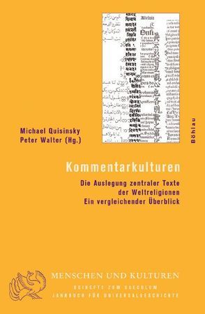 Kommentarkulturen von Gotthold,  Walter Z., Niewöhner,  Friedrich, Quenzer,  Jörg B, Quisinsky,  Michael, Schlüter-Samet,  Nora, Slaje,  Walter, Walter,  Peter