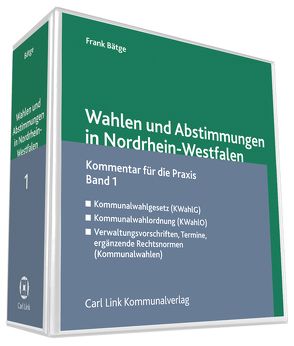 Wahlen und Abstimmungen in Nordrhein-Westfalen von Bätge,  Frank