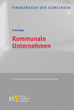 Kommunale Unternehmen von Cronauge,  Ulrich, Pieck,  Stefanie