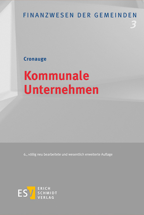 Kommunale Unternehmen von Cronauge,  Ulrich, Pieck,  Stefanie