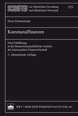 Kommunalfinanzen von Zimmermann,  Horst