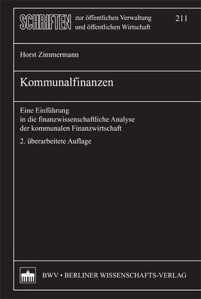 Kommunalfinanzen von Zimmermann,  Horst