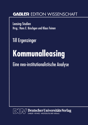 Kommunalleasing von Ergenzinger,  Till