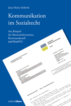 Kommunikation im Sozialrecht von Seiferth,  Jana-Maria