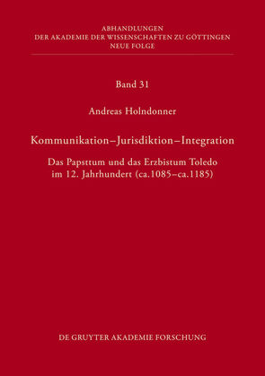 Kommunikation – Jurisdiktion – Integration von Holndonner,  Andreas